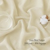 NICETOWN Linen Pinch Pleated Curtains 84 Inches Long for Bedroom(Butter)