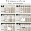 NICETOWN Linen Pinch Pleated Curtains 84 Inches Long for Bedroom(Cream)