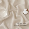 NICETOWN Linen Pinch Pleated Curtains 84 Inches Long for Bedroom(Cream)