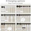NICETOWN Linen Pinch Pleated Curtains 84 Inches Long for Bedroom(Linen)