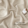 NICETOWN Linen Pinch Pleated Curtains 84 Inches Long for Bedroom(Taupe)