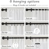 NICETOWN Linen Pinch Pleated Curtains 84 Inches Long for Bedroom(White)
