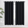 NICETOWN Black Out Curtains 72 Inch Length for Bedroom, W52xL72, 2 Panels