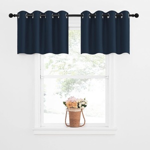 NICETOWN Kitchen Tiers Curtains for Small Window Bathroom, 52 W x 30 L(1 Panel – Biscotti Beige)