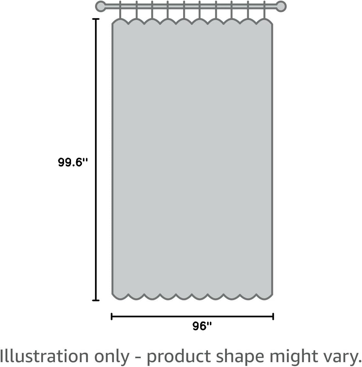 image:imageNICETOWN 100 Blackout Linen Curtain for Patio Sliding Door W100 x L84 inBeige