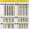 NICETOWN 2 Panels Faux Linen 100% Blackout Curtains for Living Room, Rod Pocket/Back Tab/Hook Belt Room Darkening Window Treatment with Liner Thermal Curtains for Bedroom, Natural, W50 x L96(Hook Belt | Angora)