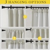 NICETOWN 2 Panels Faux Linen 100% Blackout Curtains for Living Room, Rod Pocket/Back Tab/Hook Belt Room Darkening Window Treatment with Liner Thermal Curtains for Bedroom, Natural, W50 x L96(Natural)