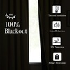 NICETOWN 2 Panels Faux Linen 100% Blackout Curtains for Living Room, Rod Pocket/Back Tab/Hook Belt Room Darkening Window Treatment with Liner Thermal Curtains for Bedroom, Natural, W50 x L96(100% Blackout – Beige)