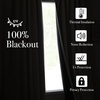 NICETOWN 2 Panels Faux Linen 100% Blackout Curtains for Living Room, Rod Pocket/Back Tab/Hook Belt Room Darkening Window Treatment with Liner Thermal Curtains for Bedroom, Natural, W50 x L96(100% Blackout – Natural)