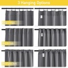 NICETOWN Sound Barrier 100% Blackout Divider Curtains 84″, Noise, Heat and Cold Blocking Drapes with Felt Fabric Lining for Noise Reducing/Nursery/Daytime Sleep/Bedroom (White, 2 PCs, 52″ Wide)(Grey Back Tab)