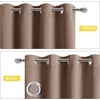 NICETOWN Sound Barrier 100% Blackout Divider Curtains 84″, Noise, Heat and Cold Blocking Drapes with Felt Fabric Lining for Noise Reducing/Nursery/Daytime Sleep/Bedroom (White, 2 PCs, 52″ Wide)(Cappuccino)
