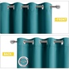 NICETOWN Sound Barrier 100% Blackout Divider Curtains 84″, Noise, Heat and Cold Blocking Drapes with Felt Fabric Lining for Noise Reducing/Nursery/Daytime Sleep/Bedroom (White, 2 PCs, 52″ Wide)(Peacock Teal)