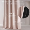 NICETOWN Total Shade Patio Door Curtain, Heavy-Duty Full Light Shading Sliding Door Drape Room Divider Curtain, Vertical Blinds for Window（1 Panels, 100 inches Wide x 84 inches Long, Gray(Pink)