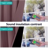 NICETOWN Total Shade Patio Door Curtain, Heavy-Duty Full Light Shading Sliding Door Drape Room Divider Curtain, Vertical Blinds for Window（1 Panels, 100 inches Wide x 84 inches Long, Gray(Dry Rose)