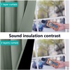 NICETOWN Total Shade Patio Door Curtain, Heavy-Duty Full Light Shading Sliding Door Drape Room Divider Curtain, Vertical Blinds for Window（1 Panels, 100 inches Wide x 84 inches Long, Gray(Greyish Green)