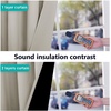 NICETOWN Total Shade Patio Door Curtain, Heavy-Duty Full Light Shading Sliding Door Drape Room Divider Curtain, Vertical Blinds for Window（1 Panels, 100 inches Wide x 84 inches Long, Gray(Natural)