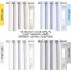 NICETOWN Total Shade Patio Door Curtain, Heavy-Duty Full Light Shading Sliding Door Drape Room Divider Curtain, Vertical Blinds for Window（1 Panels, 100 inches Wide x 84 inches Long, Gray(Pure White)