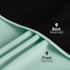 NICETOWN White Blackout Curtains 52 x 84 inches Long 2 Panels for Bedroom(Aqua Blue)
