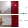 NICETOWN White Blackout Curtains 52 x 84 inches Long 2 Panels for Bedroom(Burgundy Red)
