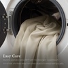 NICETOWN White Blackout Curtains 52 x 84 inches Long 2 Panels for Bedroom(Cream)