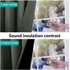 NICETOWN White Blackout Curtains 52 x 84 inches Long 2 Panels for Bedroom(Dark Mallard)