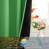 NICETOWN White Blackout Curtains 52 x 84 inches Long 2 Panels for Bedroom(Forest Green)