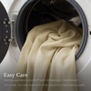 NICETOWN White Blackout Curtains 52 x 84 inches Long 2 Panels for Bedroom(Light Brown)