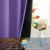 NICETOWN White Blackout Curtains 52 x 84 inches Long 2 Panels for Bedroom(Lilac Purple)
