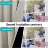 NICETOWN White Blackout Curtains 52 x 84 inches Long 2 Panels for Bedroom(Natural)