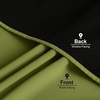 NICETOWN White Blackout Curtains 52 x 84 inches Long 2 Panels for Bedroom(Olive Green)