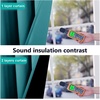 NICETOWN White Blackout Curtains 52 x 84 inches Long 2 Panels for Bedroom(Peacock Teal)