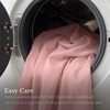 NICETOWN White Blackout Curtains 52 x 84 inches Long 2 Panels for Bedroom(Pink)