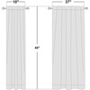 NICETOWN White Blackout Curtains 52 x 84 inches Long 2 Panels for Bedroom(Pure White)