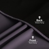 NICETOWN White Blackout Curtains 52 x 84 inches Long 2 Panels for Bedroom(Purple Brown)