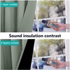 NICETOWN White Blackout Curtains 52 x 84 inches Long 2 Panels for Bedroom(Sage Green)