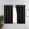NICETOWN Total Shade Patio Door Curtain, Heavy-Duty Full Light Shading Sliding Door Drape Room Divider Curtain, Vertical Blinds for Window（1 Panels, 100 inches Wide x 84 inches Long, Gray(Brown)