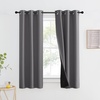 NICETOWN Total Shade Patio Door Curtain, Heavy-Duty Full Light Shading Sliding Door Drape Room Divider Curtain, Vertical Blinds for Window（1 Panels, 100 inches Wide x 84 inches Long, Gray(Grey)