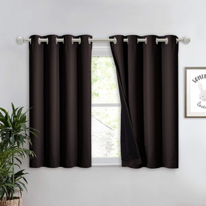NICETOWN Total Shade Patio Door Curtain, Heavy-Duty Full Light Shading Sliding Door Drape Room Divider Curtain, Vertical Blinds for Window（1 Panels, 100 inches Wide x 84 inches Long, Gray(Brown)
