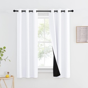 NICETOWN Total Shade Patio Door Curtain, Heavy-Duty Full Light Shading Sliding Door Drape Room Divider Curtain, Vertical Blinds for Window（1 Panels, 100 inches Wide x 84 inches Long, Gray(Pure White)
