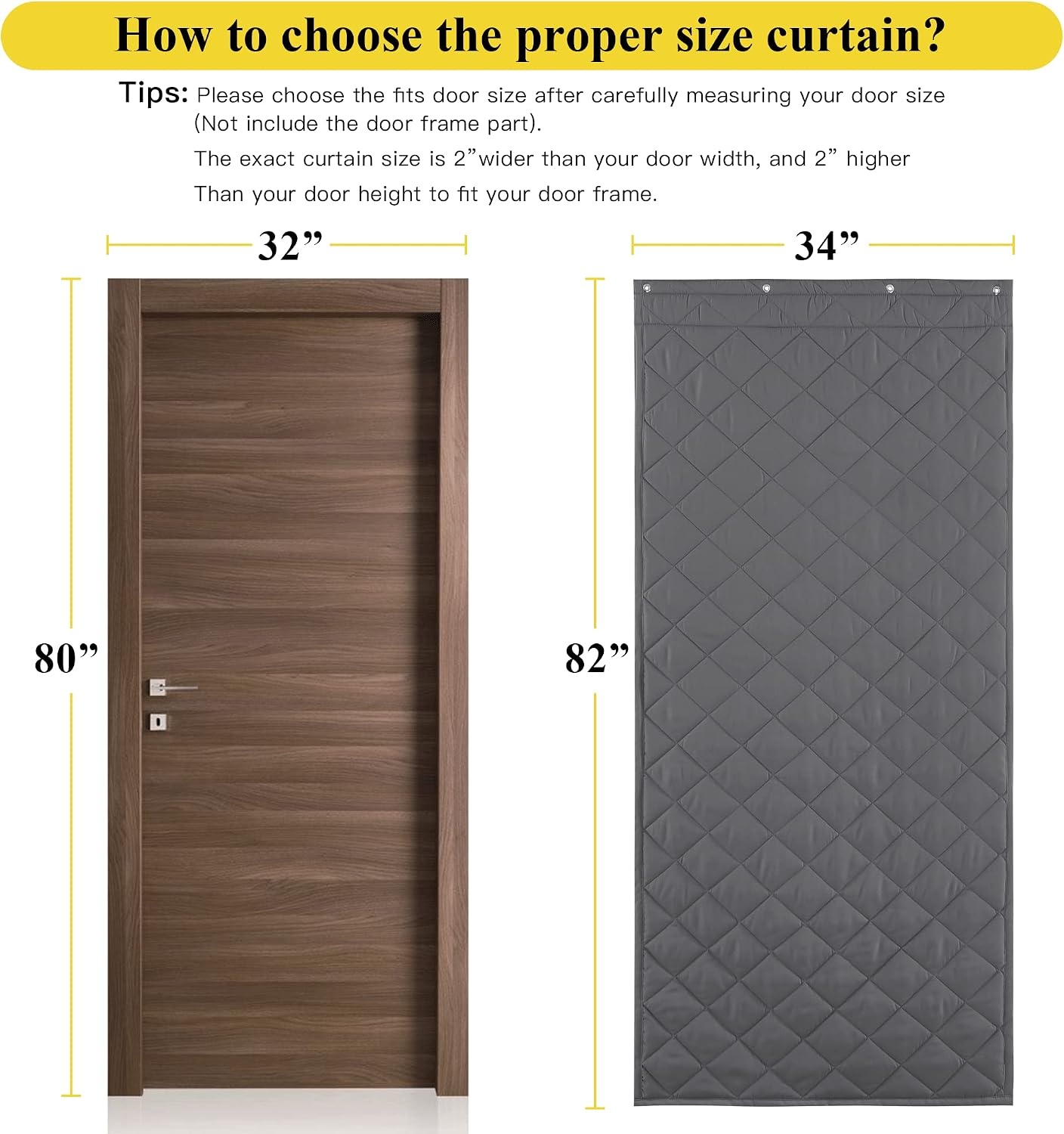 image:imageNICETOWN Grey Blackout French Door Curtain Thermal Insulated Window CoverGray