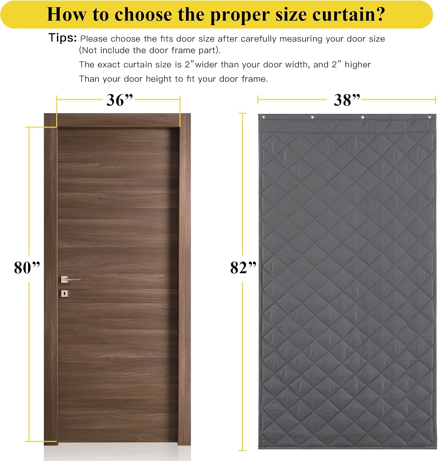 image:imageNICETOWN Grey Blackout French Door Curtain Thermal Insulated Window CoverGrey