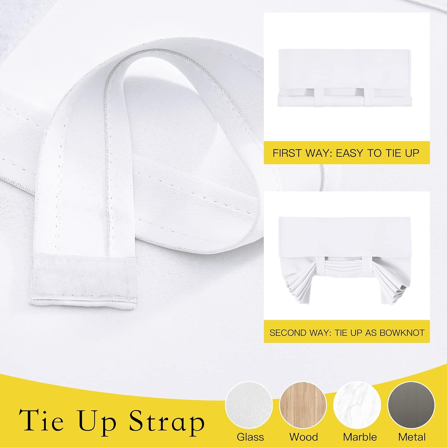 image:imageNICETOWN Grey Blackout French Door Curtain Thermal Insulated Window CoverPure White