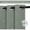 NICETOWN Blue Hollow Star Blackout Kids Curtain, 1 Panel, W52 x L63(Sage Green)