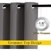 NICETOWN Grey Blackout Curtains for Bedroom 84 Inches Long, 2 Panels, W52
