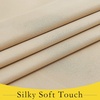 NICETOWN Grey Blackout French Door Curtain Thermal Insulated Window Cover(Biscotti Beige)