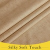 NICETOWN Grey Blackout French Door Curtain Thermal Insulated Window Cover(Camel)