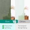 NICETOWN Grey Blackout French Door Curtain Thermal Insulated Window Cover(Forest Green)