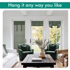 NICETOWN Grey Blackout French Door Curtain Thermal Insulated Window Cover(Forest Green)