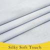 NICETOWN Grey Blackout French Door Curtain Thermal Insulated Window Cover(Greyish White)