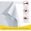 NICETOWN Grey Blackout French Door Curtain Thermal Insulated Window Cover(Greyish White)